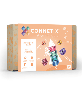 CONNETIX Pastell Quadratpaket - 40-teiliges Set - Makimo - Smart Kids