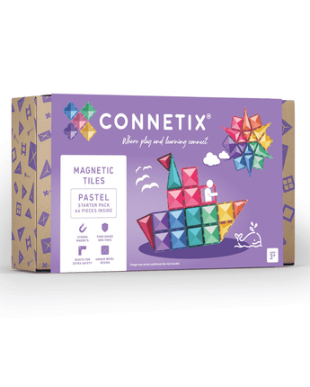 CONNETIX Pastell-Starterpaket - 64-teiliges Set - Makimo - Smart Kids