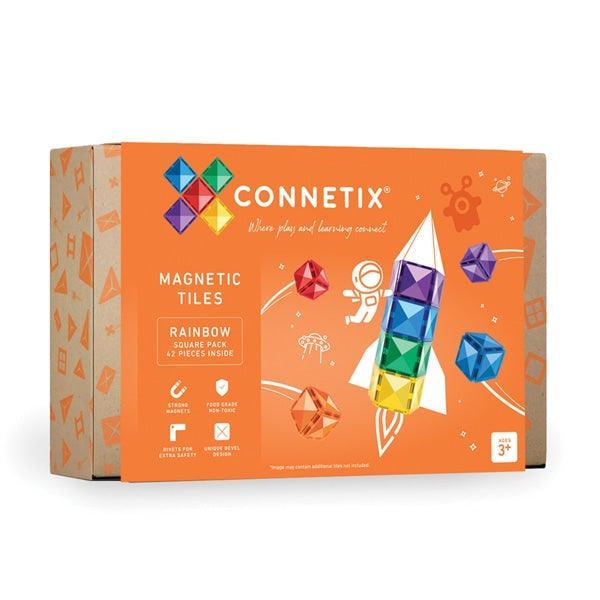 CONNETIX - Rainbow Square - 42-teiliges Magnetenset - Makimo - Smart Kids