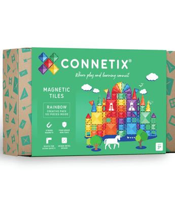 CONNETIX Regenbogen-Kreativpaket – 102-teiliges Set - Makimo - Smart Kids