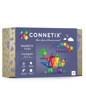 CONNETIX Regenbogen-Minipaket - 24-teiliges Set - Makimo - Smart Kids