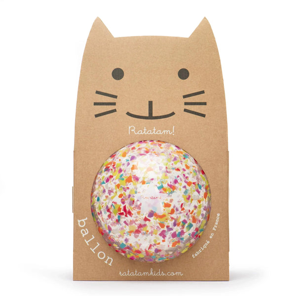 Der Konfetti-Ball 10cm – Mehrfarbiges Party-Highlight! - Makimo - Smart Kids