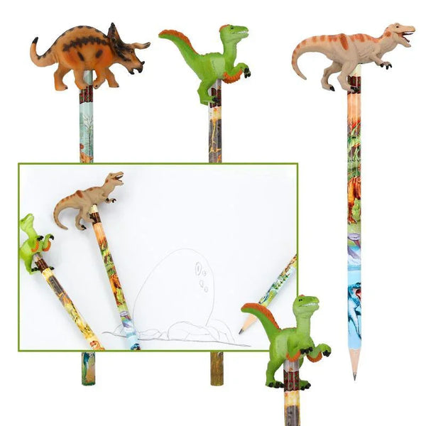 Dino World Bleistift mit Dino- Topper - Makimo - Smart Kids