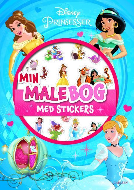 Disney Prinsesser: Malebog med klistermærker - Makimo - Smart Kids