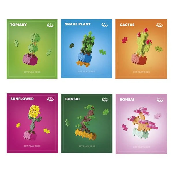 PLUS PLUS 36 Kreativ Bausteine Pflanzen/Blumenset