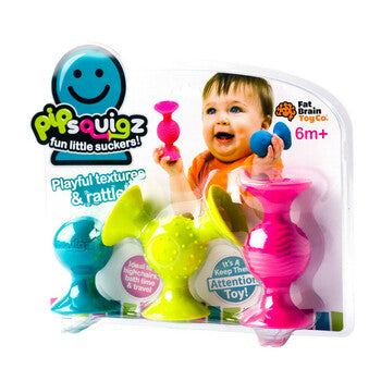 TOMY pipSquigz Little Brainies - Rasselsaugnäpfe - Makimo - Smart Kids