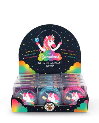 DREAMLAND Glitzer-Yoyo mit Licht, 3-fach sortiert - Makimo - Smart Kids