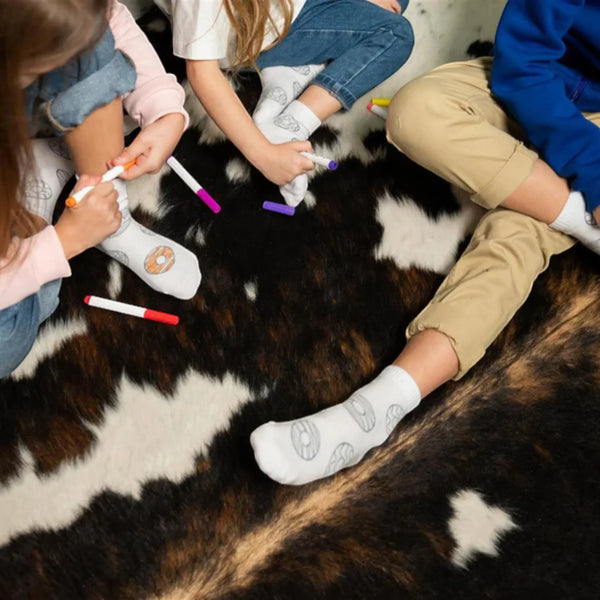 My Day My Dream - Ausmalsocken mit Donut-Design - Makimo - Smart Kids
