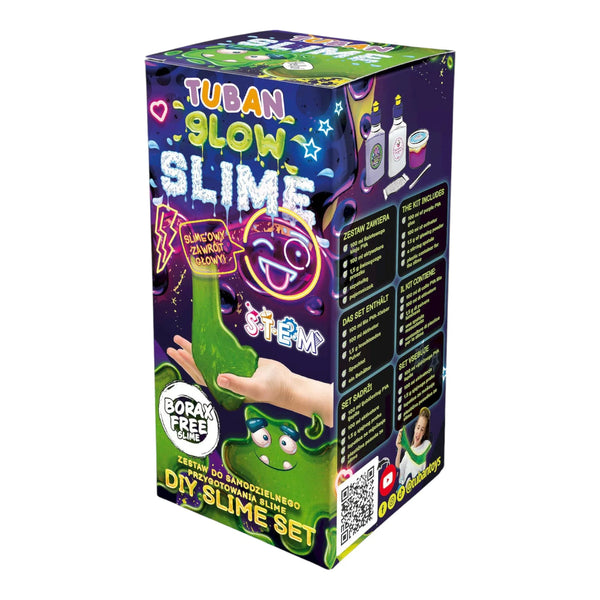 TUBAN - Leuchtender Schleim DIY-Kit "Glow in the Dark" – Leuchtender Schleimspaß - Makimo - Smart Kids