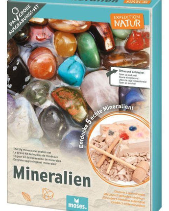 Expedition Natur - Das große Mineralien-Ausgrabungs-Set - Makimo - Smart Kids