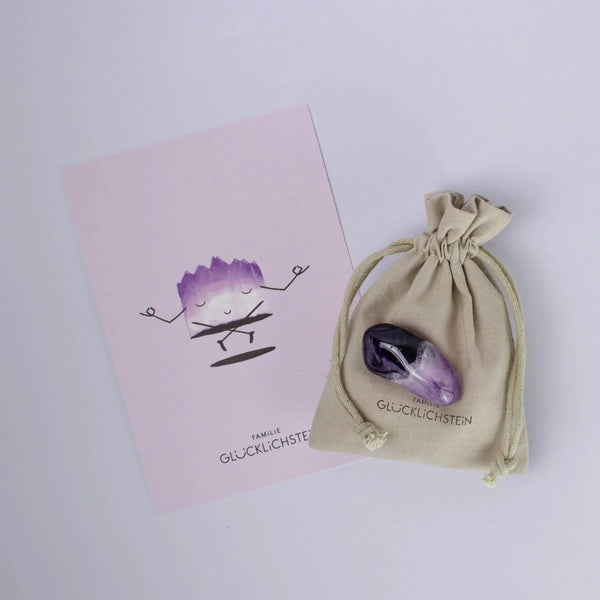 Familie Glücklichstein - Heilstein Einzeln - Amethyst - Makimo - Smart Kids