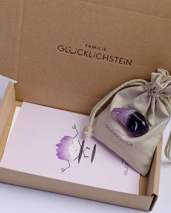 Familie Glücklichstein - Heilstein Einzeln - Amethyst - Makimo - Smart Kids