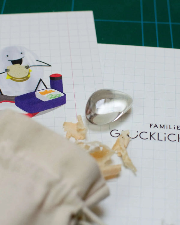 Familie Glücklichstein - Heilstein Einzeln - Bergkristall Schuledition - Makimo - Smart Kids