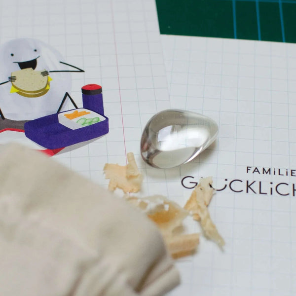 Familie Glücklichstein - Heilstein Einzeln - Bergkristall Schuledition - Makimo - Smart Kids