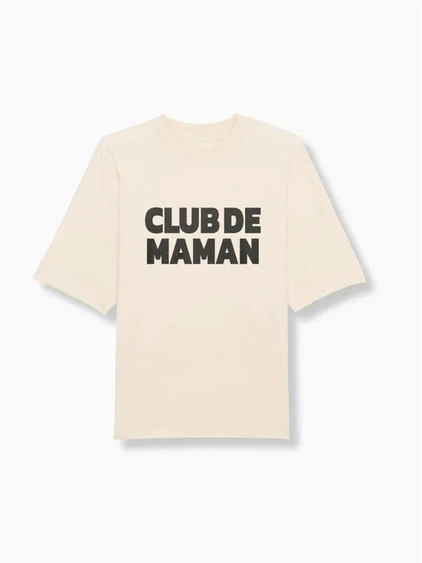 FAMVIBES - CLUB DE MAMAN - DAMEN T-SHIRT NATUR - Makimo - Smart Kids