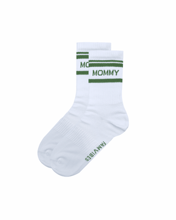 FAMVIBES - Socken Mommy Striped grün - Makimo - Smart Kids