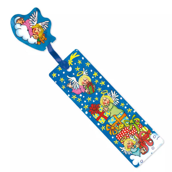 Glitter-Lesezeichen Engel – Weihnachtlicher Seitenmerker mit Anhänger - Makimo - Smart Kids