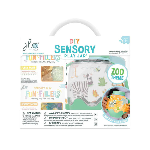 Glo Pals - Sensory Play Jar Geschenkset - Zoo