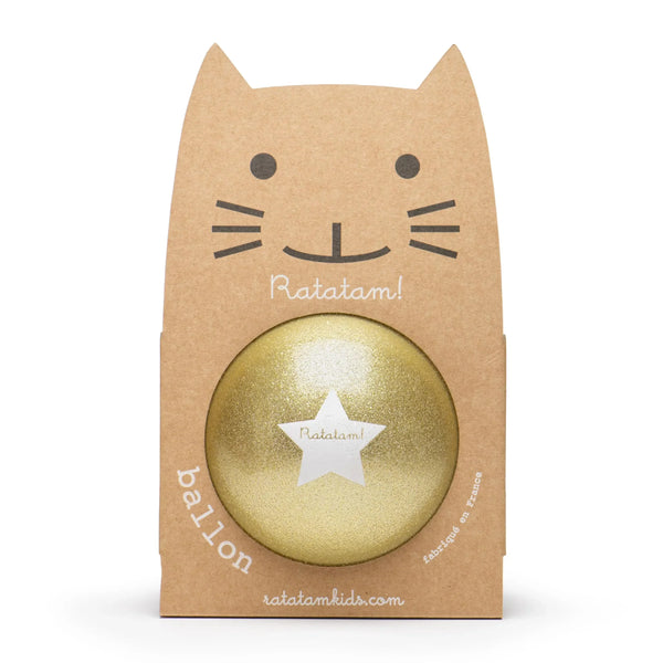 Goldener Glitzerball – Handgefertigt - 15 cm - Makimo - Smart Kids