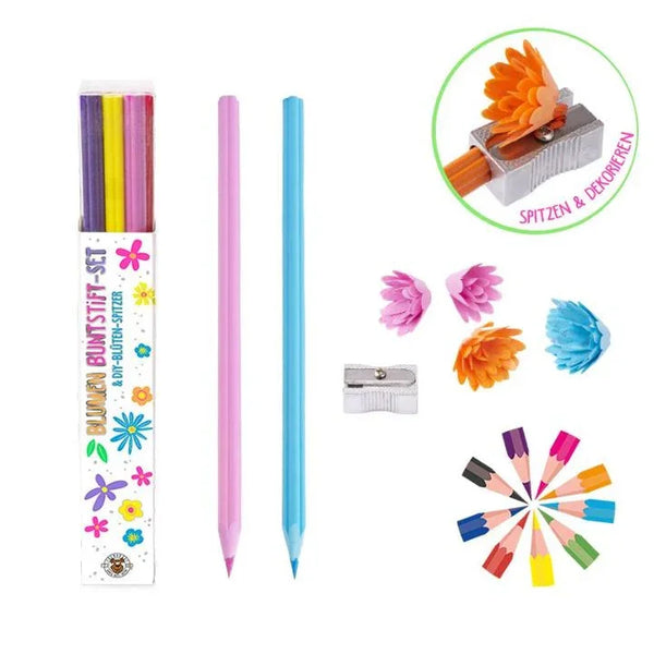 GOOD FEELINGS - Buntstift-Set mit Spitzer - 10-teilig - Makimo - Smart Kids