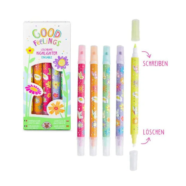 GOOD FEELINGS - löschbarer Highlighter im 5er Set - Makimo - Smart Kids
