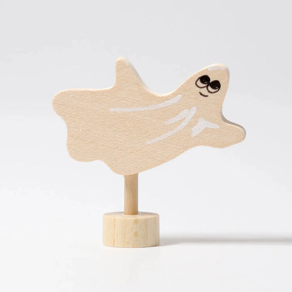GRIMM'S Steckfigur kleines Gespenst - Handbemalte Holzfigur für Festtagsringe - Makimo - Smart Kids