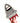 HALFBIRD Aufnäher "Rakete grau" | Bügelflicken - 6 x 4,5 cm - Makimo - Smart Kids