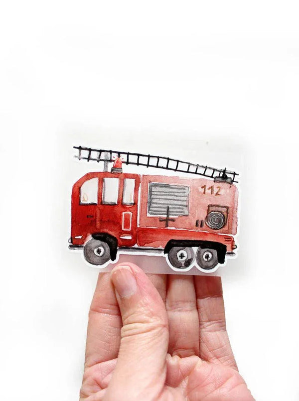 HALFBIRD Bügelbild Feuerwehr - Makimo - Smart Kids