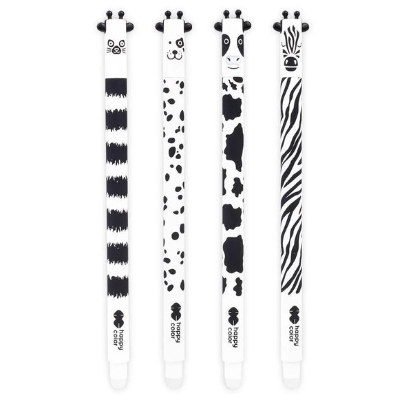 Happy Color - Animal Collection Black & White - Radierbarer Gelstift 1x - Makimo - Smart Kids