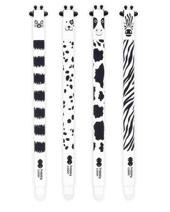 Happy Color - Animal Collection Black & White - Radierbarer Gelstift 1x - Makimo - Smart Kids