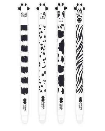 Happy Color - Animal Collection Black & White - Radierbarer Gelstift - Makimo - Smart Kids