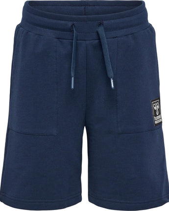 Hummel - hmlOWEN SHORTS - SWEAT-SHORTS Blau - Makimo - Smart Kids