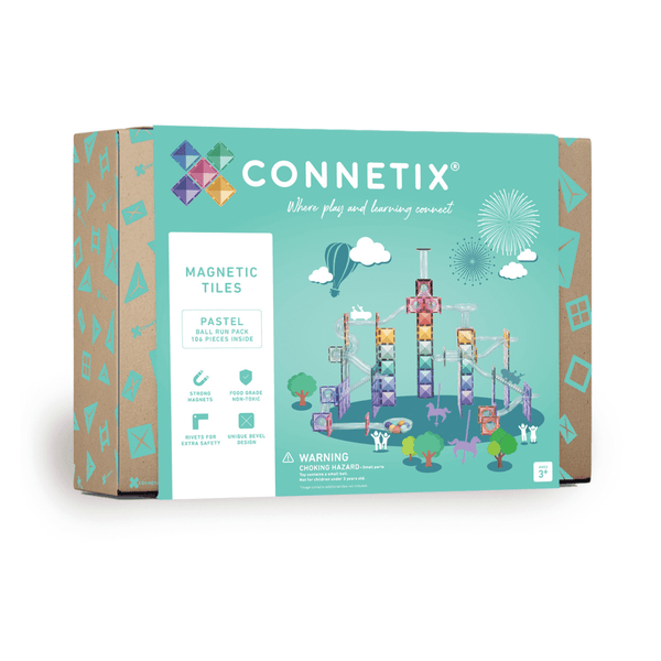 CONNETIX - Pastell Ball Run - 106-teilige Kugellaufbahn - Makimo - Smart Kids