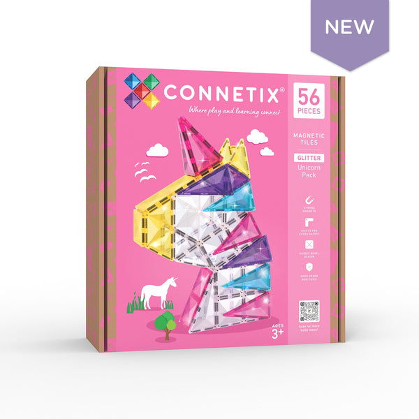 CONNETIX Glitter Unicorn Pack 56-teiliges Set