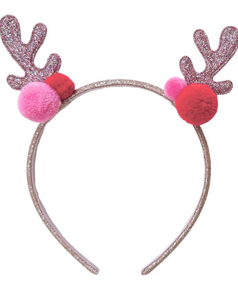 Jolly Pom Pom Reindeer Ears Headband - Makimo - Smart Kids