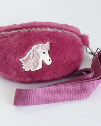 k:s me - Tasche Sidebag Plüsch Einhorn - Fuchsia - Makimo - Smart Kids