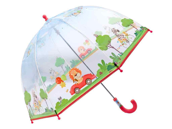 Kinder-Regenschirm - Safari fahrende Tiere - Makimo - Smart Kids