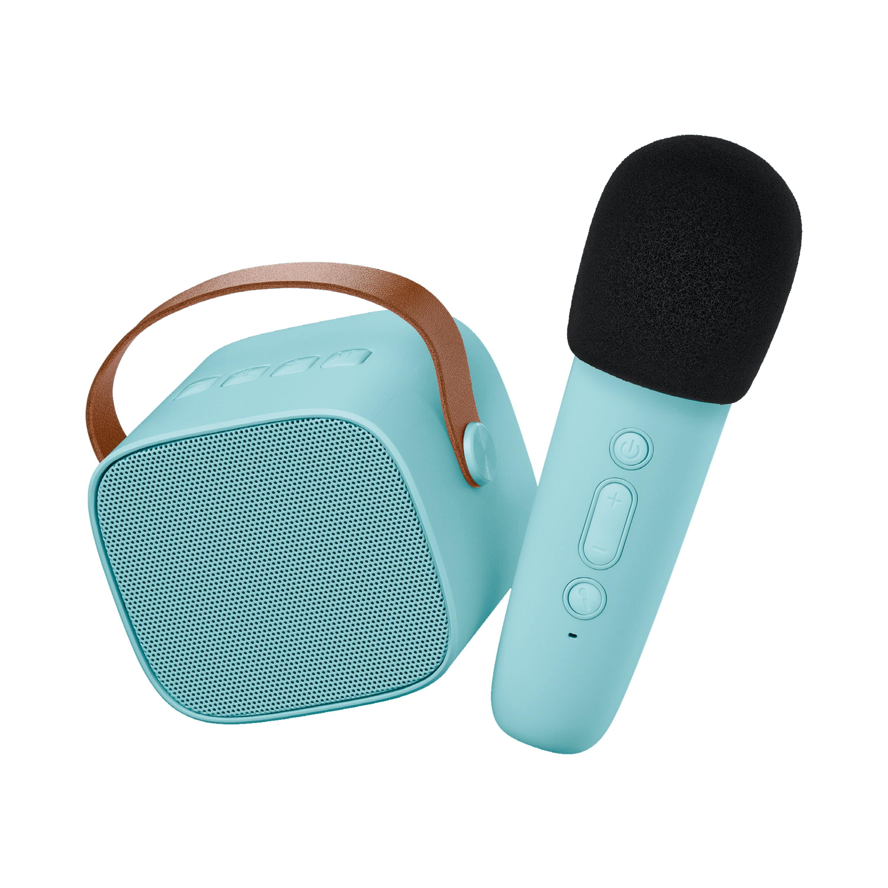Lalarma - Lautsprecher mit kabellosem Mikrofon - Pastelblau - Makimo - Smart Kids