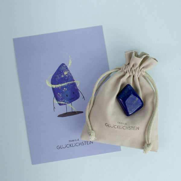 Familie Glücklichstein - Heilstein Einzeln - Lapislazuli - Makimo - Smart Kids