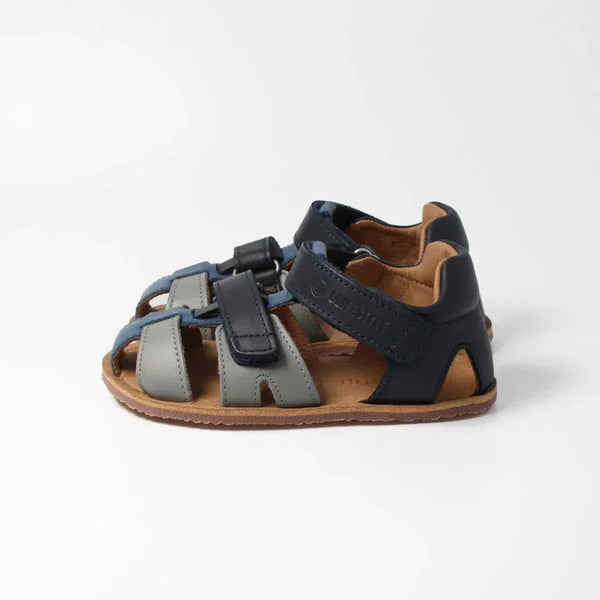 bLIFESTYLE Barfuß-Sandale lederschildkrötenSTYLE - marine - Makimo - Smart Kids