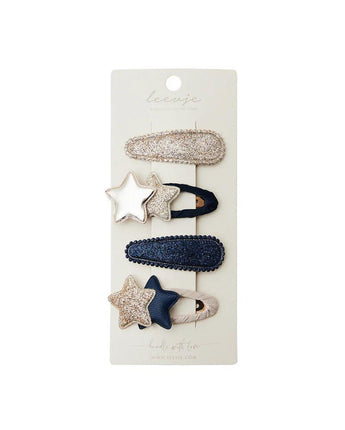 leevje - Haarspangen 'christmas sparkle navy' - Makimo - Smart Kids