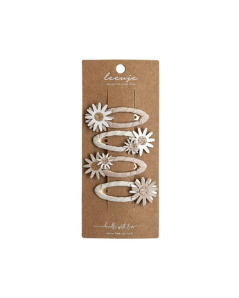 leevje Haarspangen - Corduroy daisy clips - Makimo - Smart Kids