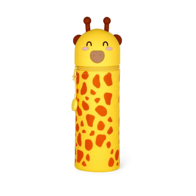 LEGAMI 2-in-1 Silikon-Federmäppchen "Kawaii" - Giraffe - Makimo - Smart Kids