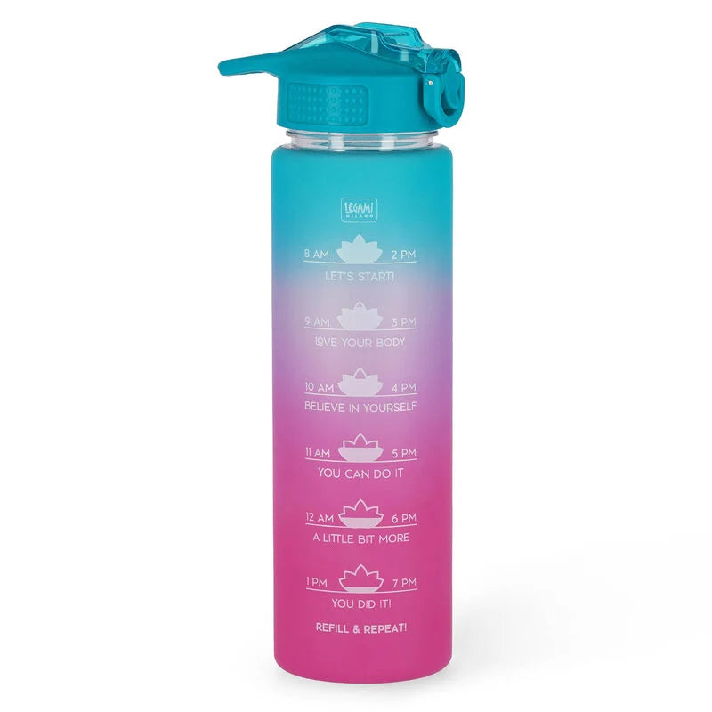 LEGAMI Motivierende Trinkflasche - "Love Yourself" Sunrise Vibes - Makimo - Smart Kids