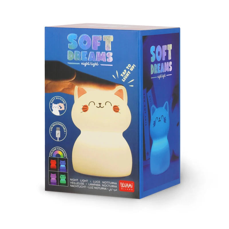 LEGAMI Wiederaufladbares Nachtlicht "Soft Dreams" - Kitty - Makimo - Smart Kids