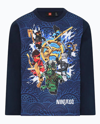 LEGO Ninjago - Langarmshirt LWTAYLOR 322 in Dunkelblau - Makimo - Smart Kids