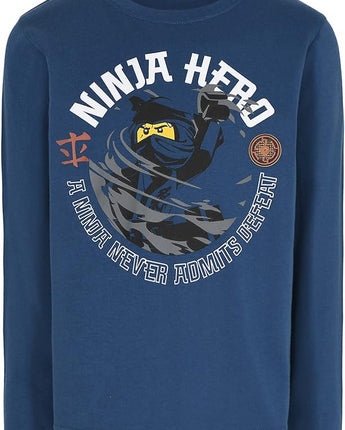 LEGO Ninjago - Langarmshirt M12010207 in Blau - Makimo - Smart Kids