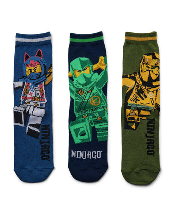 Lego Ninjago - LWARIS 200-891 3er-Pack Socken - Makimo - Smart Kids