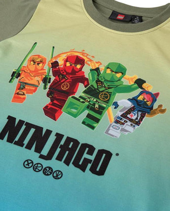 Lego Ninjago LWTANO 310 T-Shirt Hellgrün - Makimo - Smart Kids