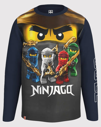 LEGO Ninjago® Langarmshirt M12010729 in Dunkelblau - Makimo - Smart Kids